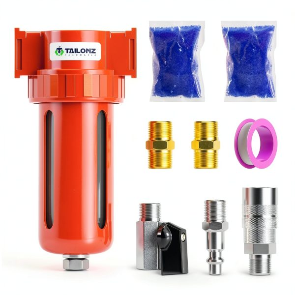 TAILONZ PNEUMATIC Desiccant Air Dryer Aluminum 150 PSI-0