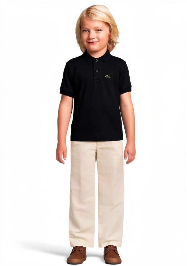 Lacoste Boys Polo Shirt Cotton Petit Piqué Original Fit-3