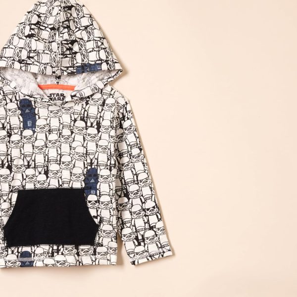 Amazon Essentials Boys Hooded Long Sleeve T Shirt Cotton-1