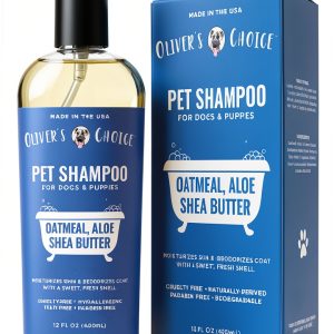 Dog Shampoo Oatmeal Aloe Shea Butter Oliver's Choice-0