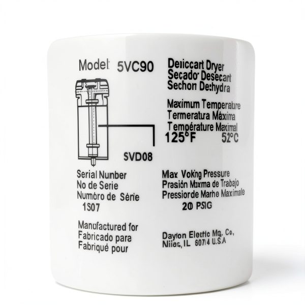 Speedaire Compressed Air Dryer Industrial Use Model 5VC90-1