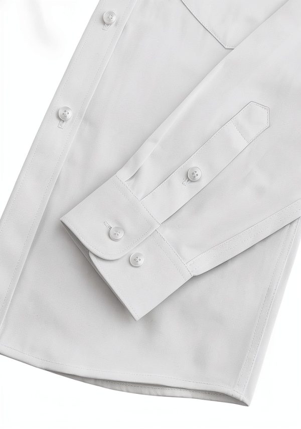 Great Value Boys Dress Shirt Set White Button Down Long-5