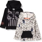 Amazon Essentials Boys Hooded Long Sleeve T Shirt Cotton-0