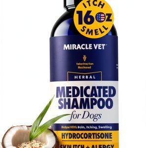 Miracle Vet Medicated Dog Shampoo Antifungal Itch Relief-0
