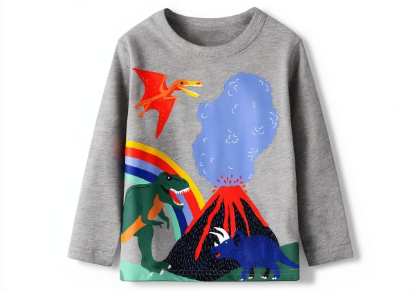 HILEELANG Boys Cotton T-Shirt Multipack Fun Vehicle Designs-3