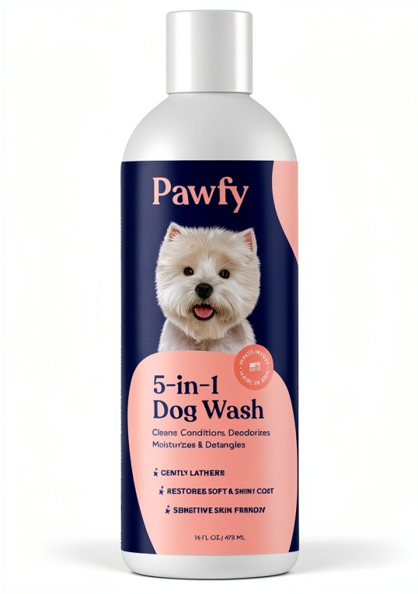 Pawfy Anti Itch Dog Shampoo Sensitive Skin Relief-0