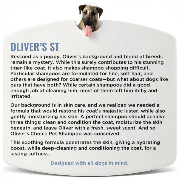 Dog Shampoo Oatmeal Aloe Shea Butter Oliver's Choice-7