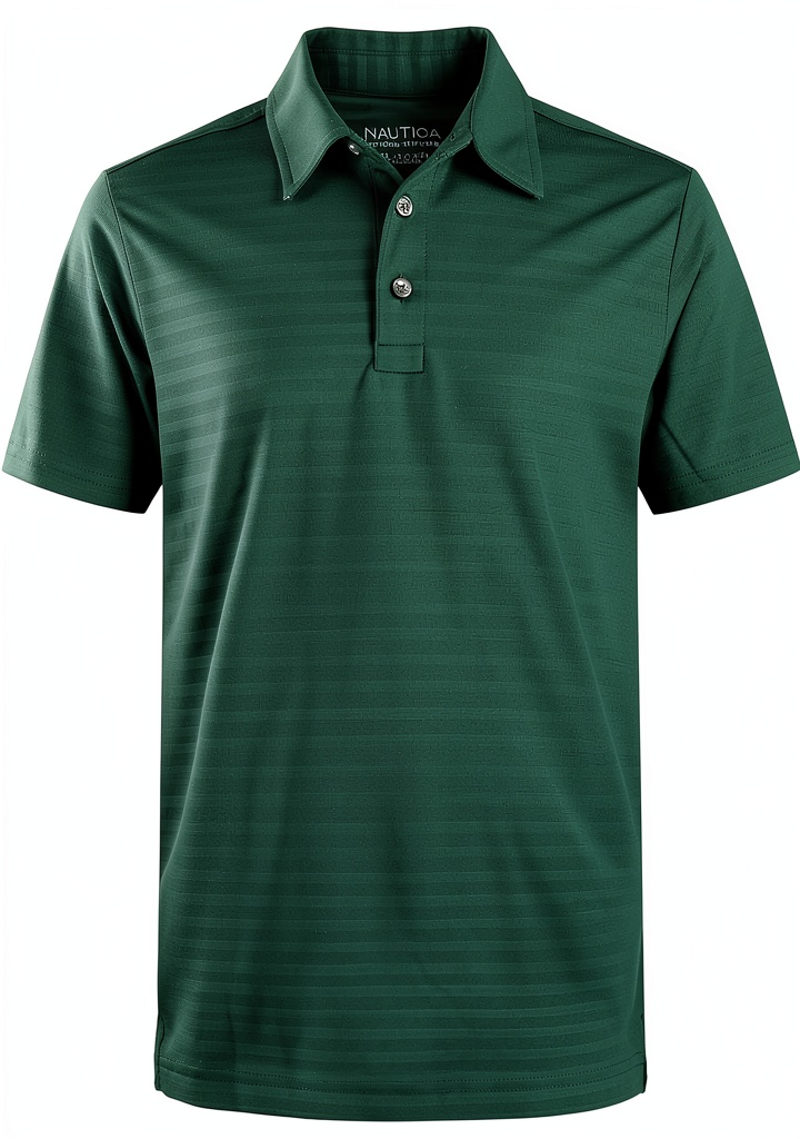 Nautica boys polo shirt in royal color on a hanger