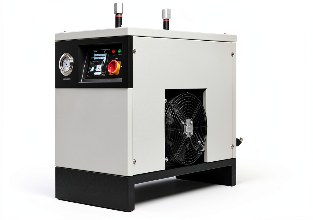 MechMaxx compressed air dryer in an industrial setting