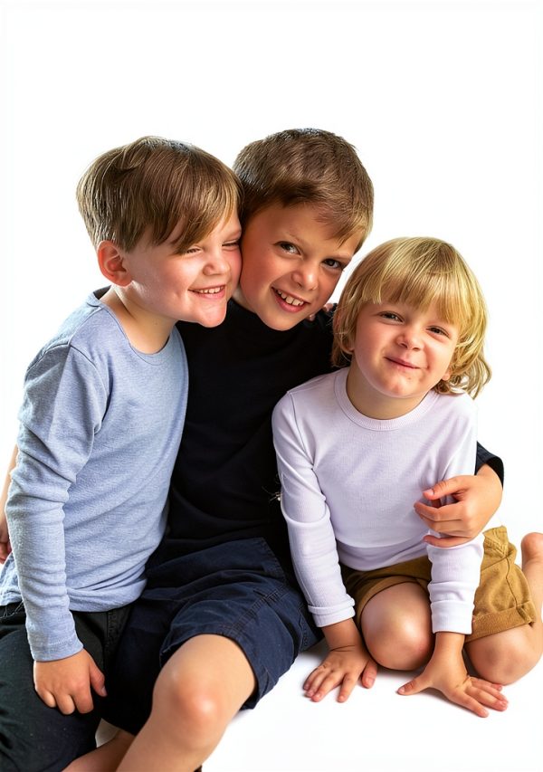 Brix Boys Cotton Long Sleeve T-Shirts Tagless Multipack-1