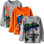HILEELANG Boys Cotton T-Shirt Multipack Fun Vehicle Designs-0