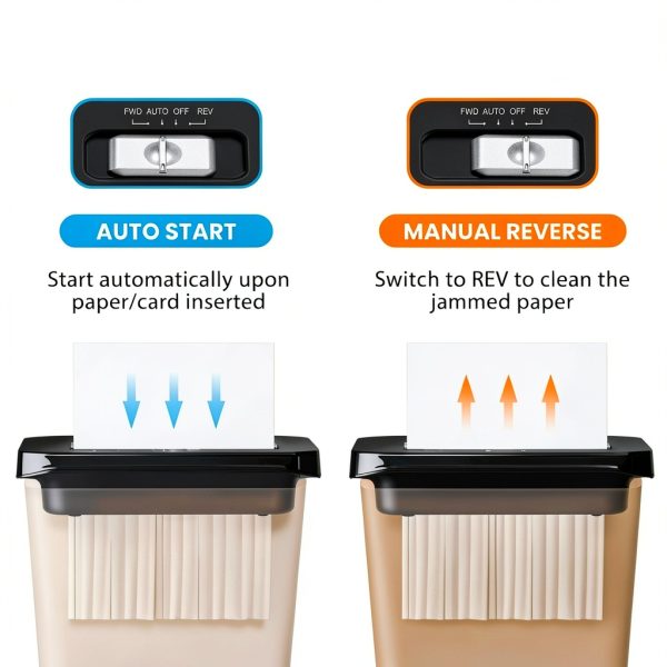 VidaTeco P-2 Strip-Cut Shredder with Auto Reverse and Extendable Arm-4