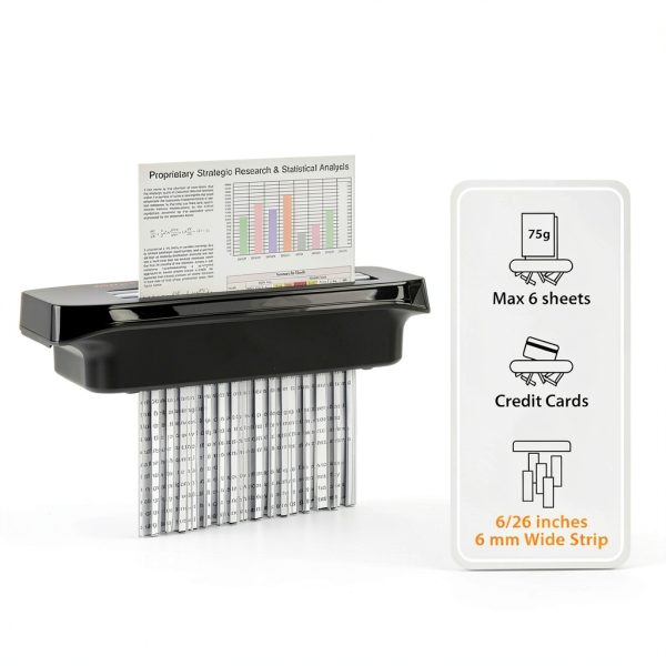 VidaTeco P-2 Strip-Cut Shredder with Auto Reverse and Extendable Arm-2