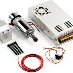 Genmitsu 300W Brush DC Spindle Motor with 0-48V Supply, 52mm Clamp-0