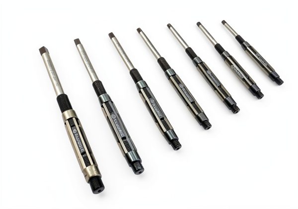 Buyohlic Hand Reamer Set 7-Piece Adjustable 1/4-15/32" Flute Steel-2