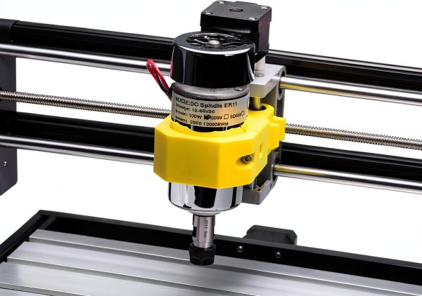 Genmitsu 300W Brush DC Spindle Motor with 0-48V Supply, 52mm Clamp-5