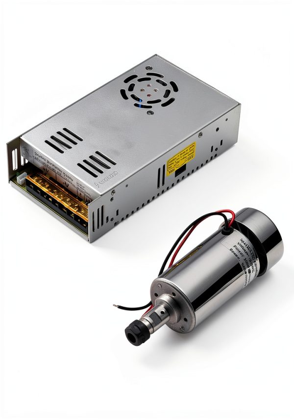 Genmitsu 300W Brush DC Spindle Motor with 0-48V Supply, 52mm Clamp-4