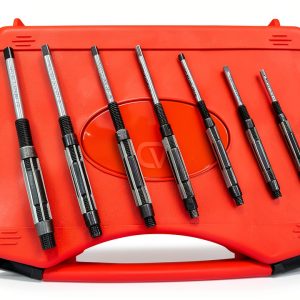 Buyohlic Hand Reamer Set 7-Piece Adjustable 1/4-15/32" Flute Steel-0