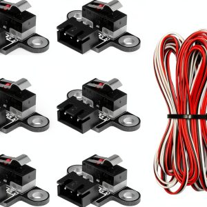 Genmitsu 6PCS Micro Limit Switches with 1M 3 Pin Cable for 3018-PROVer/3018-MX3/3018-PROVer Mach3-0