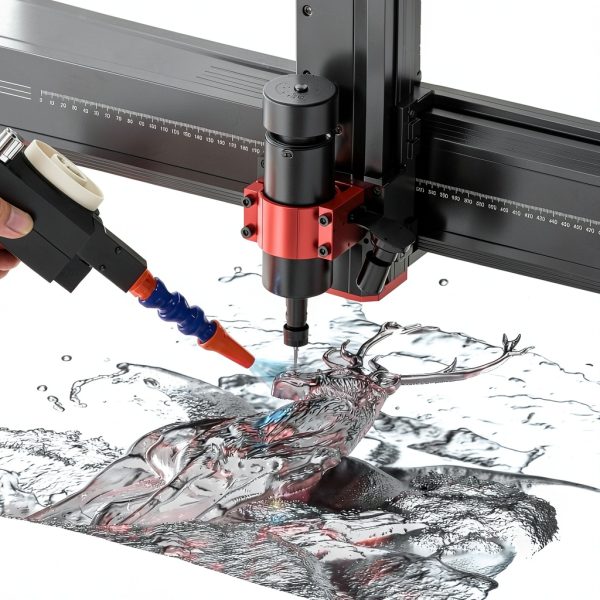 Twotrees 500W CNC Air Cooling Kit for 27-76mm Spindle Motors-4