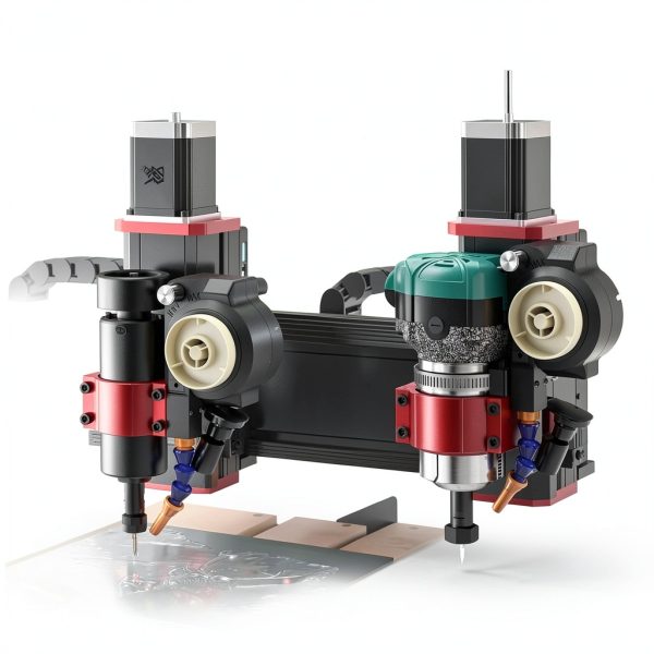 Twotrees 500W CNC Air Cooling Kit for 27-76mm Spindle Motors-3