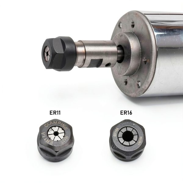 RATTMMOTOR 300W 12-48VDC CNC Cooled Spindle Motor 52mm ER16 12000RPM-5