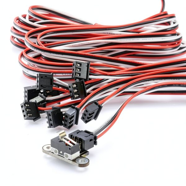 Genmitsu 6PCS Micro Limit Switches with 1M 3 Pin Cable for 3018-PROVer/3018-MX3/3018-PROVer Mach3-3
